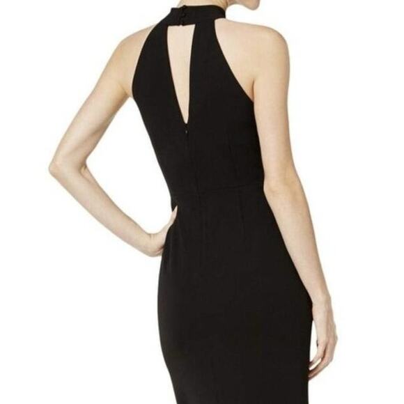 Calvin Klein Womens Keyhole Mock Neck Gown Dress Size 12 - Picture 4 of 6
